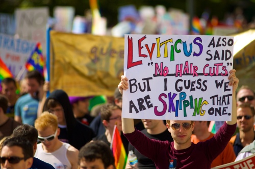 leviticus gay. Another example (like my previous post about tattoos) of how 